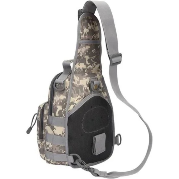 New Outdoor Tactical Bag Backpack, Camo Grey - Picture 3 of 7